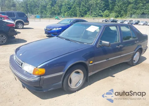 1993 Saab 9000 Cs/Cse из США, поврежденный, VIN YS3CK65B9P1015758